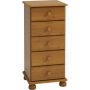 Richmond smal byr med 5 ldor - Brun