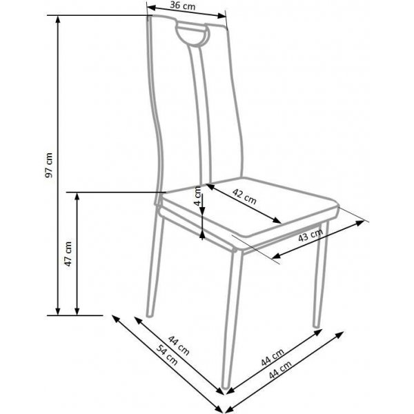 Stoel Jacob - Cappuccino (PU) Stoel Jacob - Cappuccino (PU)