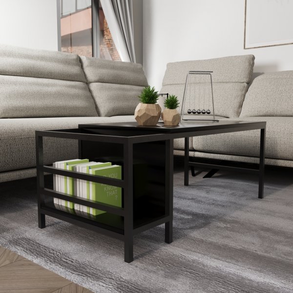 Contempo soffbord&nbsp;110 x 60 cm - Svart