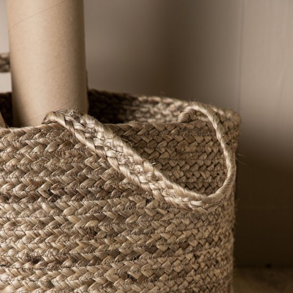 Panier Bhopal 35 cm - Jute fonc