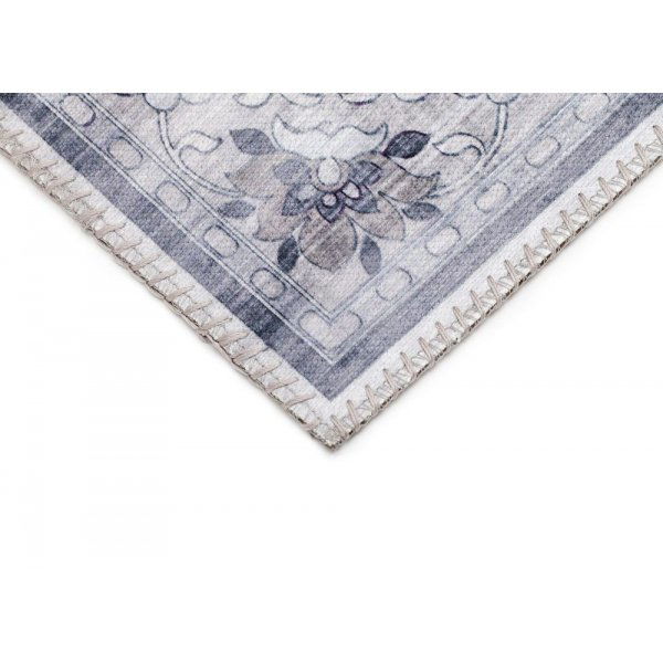 Cleo Patch Machine Geweven Vloerkleed - Grijs