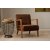 Fauteuil Kemer - Marron