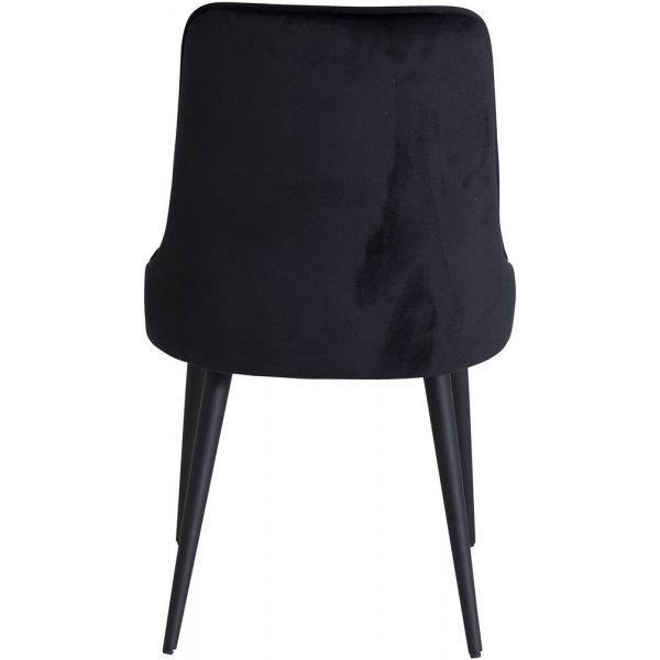 Alice Deluxe matstol - Svart sammet