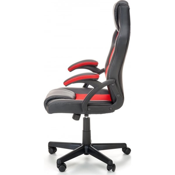 Chaise de bureau Berkel - Noir/rouge Chaise de bureau Berkel - Noir/rouge