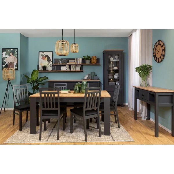 Chaise de salle  manger Hesen - Noir