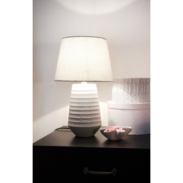 Lampe à poser Mona - Blanc Lampe à poser Mona - Blanc