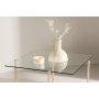 Hybrid soffbord 80 x 80 cm - Whitewash