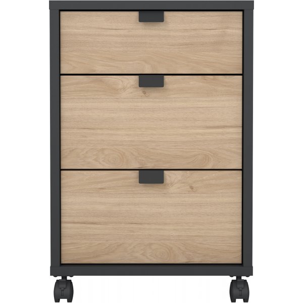 Foyer tiroir à enseigne - Gris mat/hickory Foyer tiroir à enseigne - Gris mat/hickory