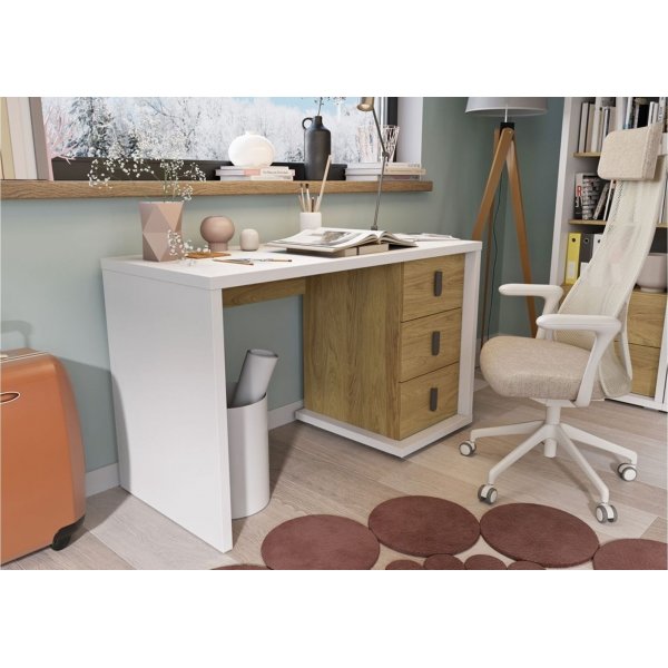 Simi bureau - Wit/hickory Simi bureau - Wit/hickory