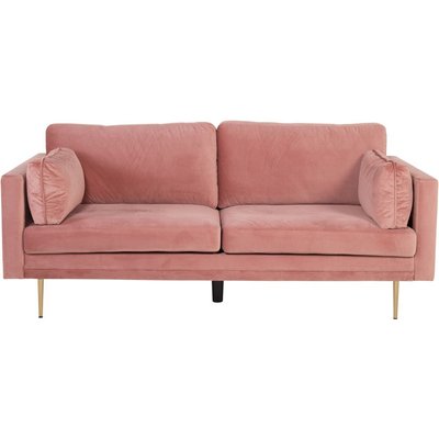 Savanna 3-sits soffa - Gammalrosa sammet