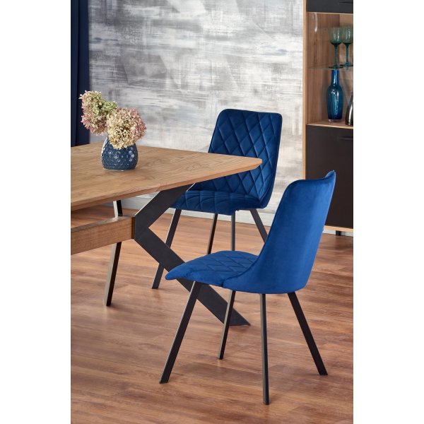 Table  manger Bermuda 160-220 cm - Chne/noir