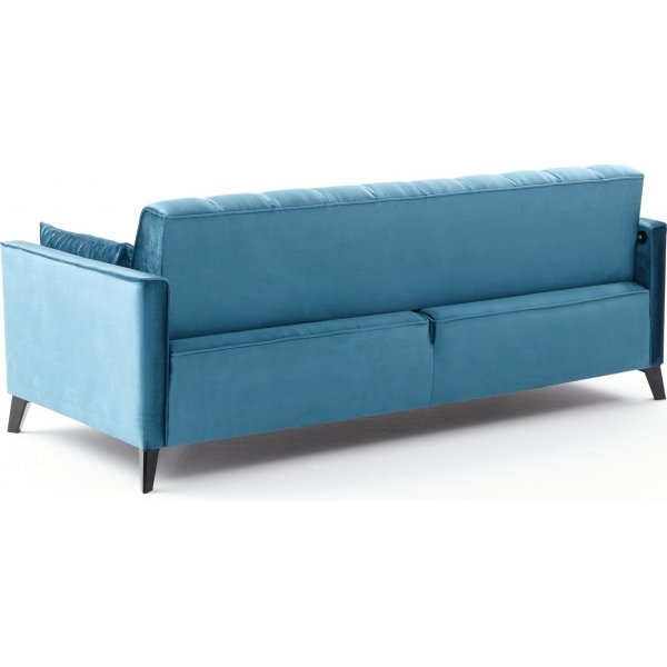 Ova 3-sits bäddsoffa - Turkos Ova 3-sits bäddsoffa - Turkos