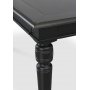Paris matgrupp 180 cm bord svart + 6 st vita Gaston matstolar