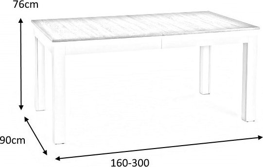 Table à manger Bråviken 160-300 cm - Chêne Sonoma Table à manger Bråviken 160-300 cm - Chêne Sonoma