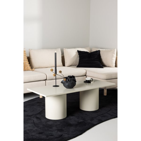 Sandvika soffbord 120 x 50 cm - Beige