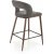 Tabouret de bar Pelican 114 - Gris/noyer