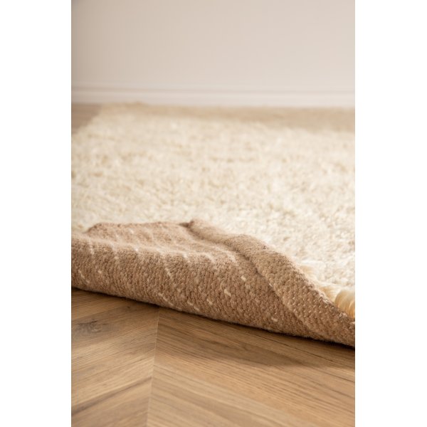 Yoko wollen vloerkleed - Beige Yoko wollen vloerkleed - Beige