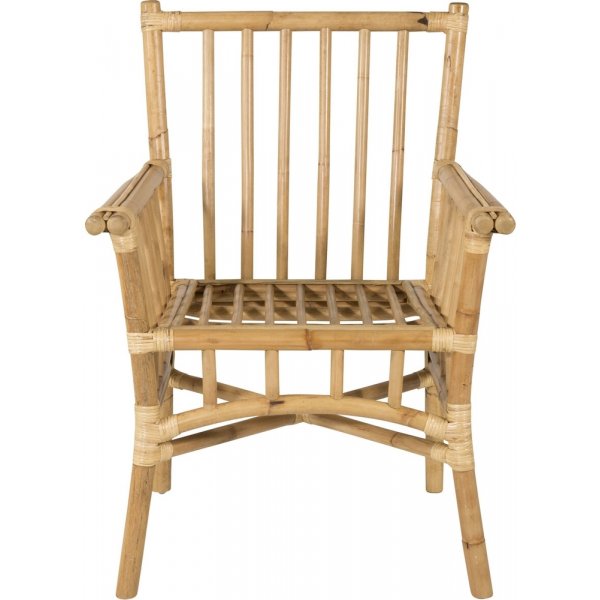 Fauteuil en cannage - Gris Clair/Naturel Fauteuil en cannage - Gris Clair/Naturel