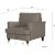 Fauteuil de luxe Howard Watford - Gris + Dtachant pour meubles