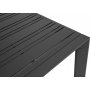 Breda matbord 200-320 cm - Svart