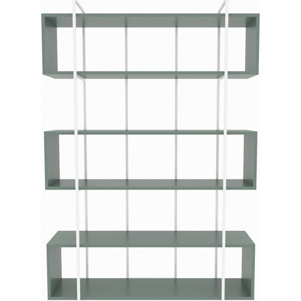 Bibliothque Bruti - Vert/blanc