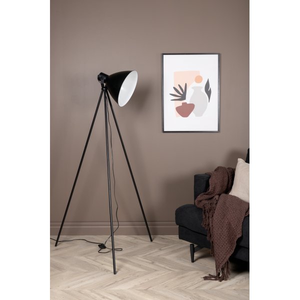 Akya golvlampa - Svart