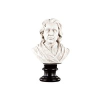 Byst staty William - Creme/brun Byst staty William - Creme/brun