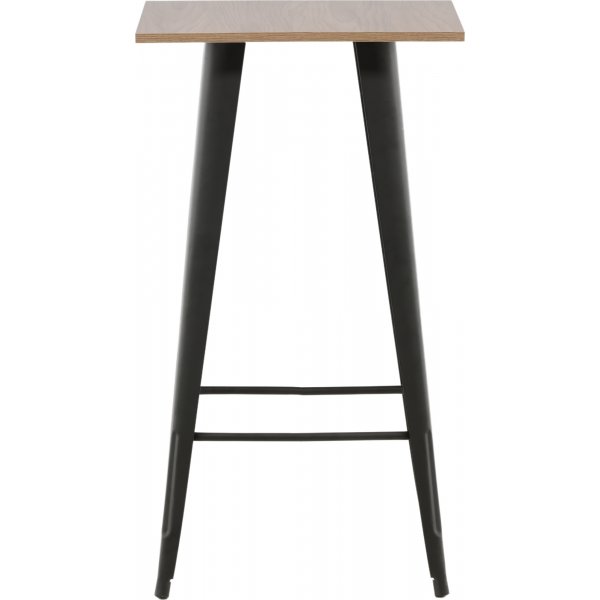 Table de bar Tempe 60 x 60 cm - Noyer