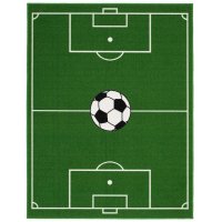 Fotbollsmatta - Grön - 133x170 cm
