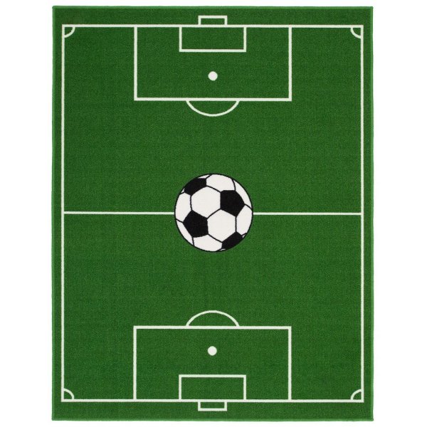Fotbollsmatta - Grn - 133x170 cm