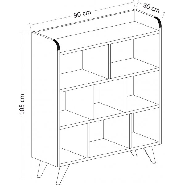 Bibliothèque Florida - Blanc Bibliothèque Florida - Blanc