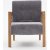 Fauteuil Kemer - Gris