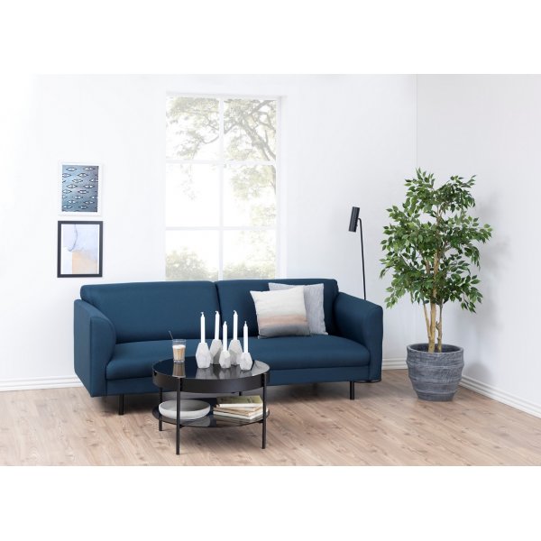 Table basse Tipton Ø75 cm - Verre/Noir Table basse Tipton Ø75 cm - Verre/Noir