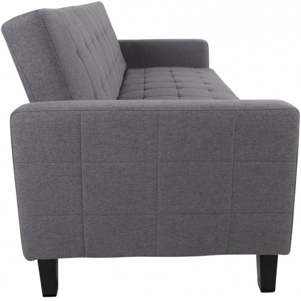 Canapé-lit Milton - Gris foncé/bouleau Canapé-lit Milton - Gris foncé/bouleau