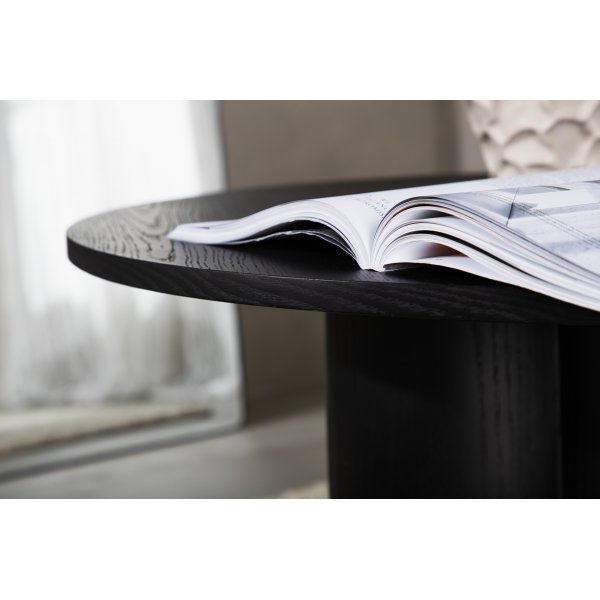 Table basse Ø80 cm noire - Olivia Table basse Ø80 cm noire - Olivia