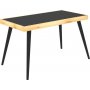 Jena skrivbord 120 x 60 cm - Svart/tr