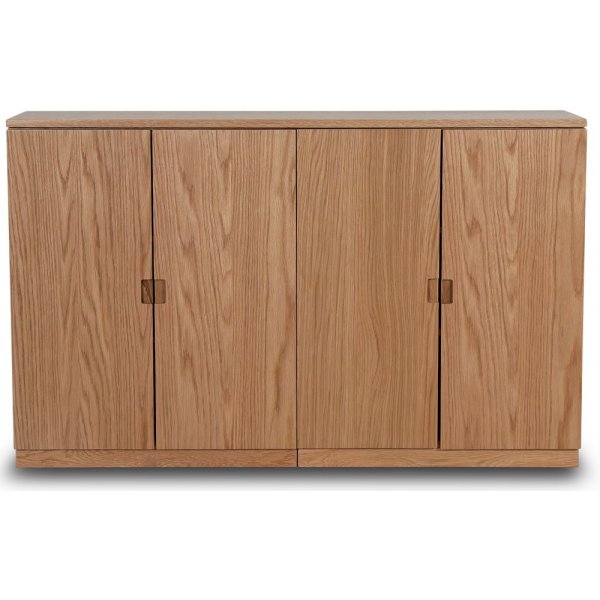 Level sideboard i oljad ek med slta drrar B140 cm