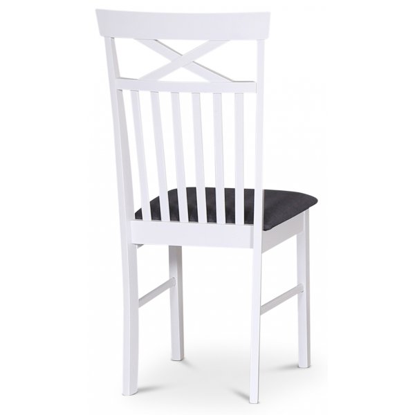 Matstol vit/grå - Sofiero + Möbeltassar Matstol vit/grå - Sofiero + Möbeltassar