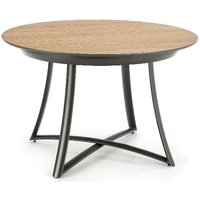 Colton runt matbord 118 till 148 cm - Ek/svart Colton runt matbord 118 till 148 cm - Ek/svart