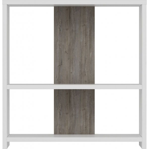 Dosi sidobord 60 x 17,6 cm - Vit/wenge