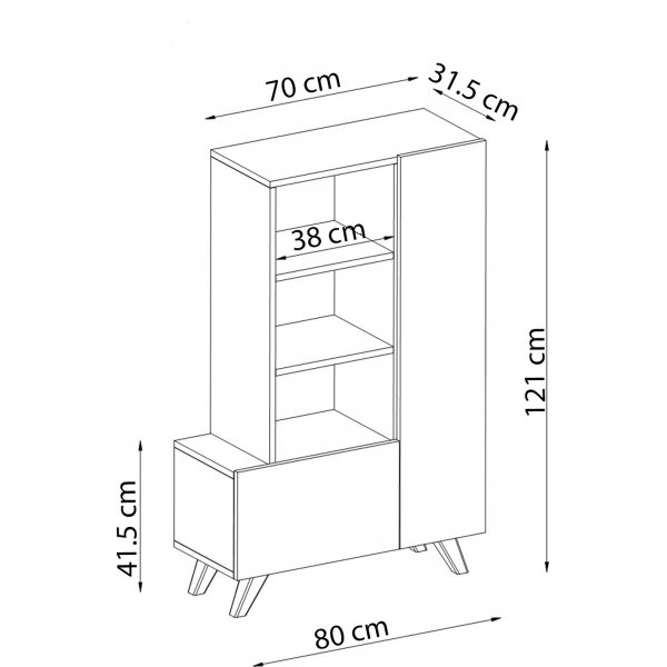Meuble à chaussures Agostina - Blanc Meuble à chaussures Agostina - Blanc