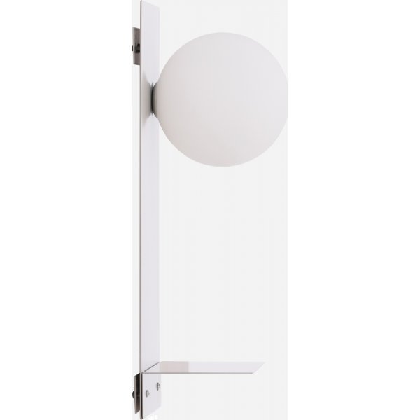 Troyes wandlamp - Lichtgrijs/wit