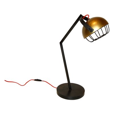 Kongsvinger bordslampa - Svart/mssing