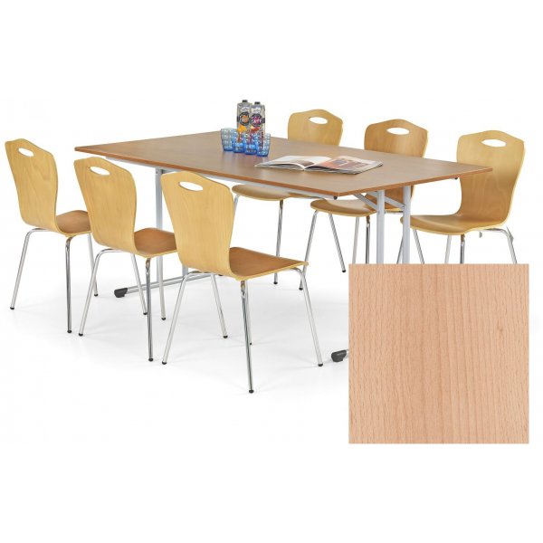 Konferens bord fllbart 180x90 cm bord - Bok