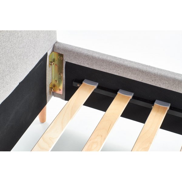 Harrison bedframe 160x200 cm - Grijs + Textielreiniging voor meubels