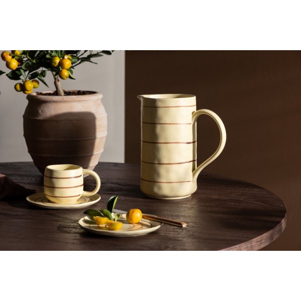 Kutie kanna Ø13 cm - Beige/brun Kutie kanna Ø13 cm - Beige/brun