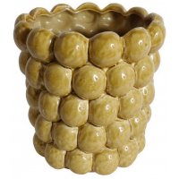 Vas Big Bouble H23 cm - Gul Vas Big Bouble H23 cm - Gul