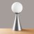 Lampe de table Gondola - Argent/blanc