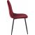 Chaise Carisma - Velours bordeaux