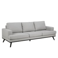 Ventura soffa 3 sits - Ljusgrå/svart Ventura soffa 3 sits - Ljusgrå/svart